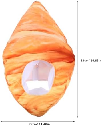 LUOZZY Bread Shaped Halloween Cosplay Hat