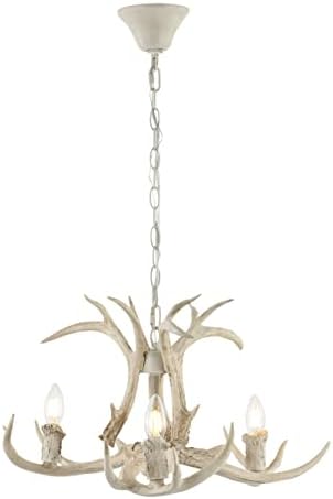 SAFAVIEH Cenwyn Rustic Farmhouse Antler Chandelier