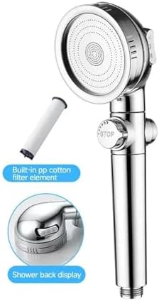 NATTCO High Pressure Variable Flow Handheld Shower Head Filter
