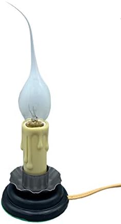 Creative Hobbies Rustic Country Candle Lamp 5 Inch Plug In