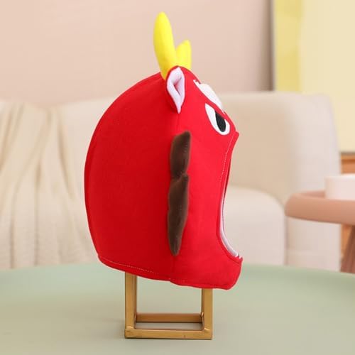 New Year Chinese Dragon Plush Head Cover for Costume Parties