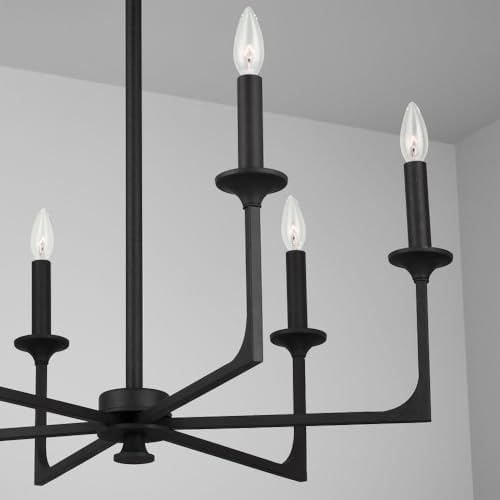 Capital Lighting Clint Bold Metal Candle Chandelier