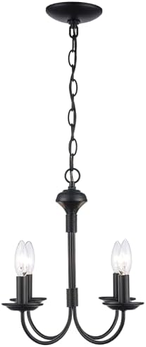 Trans Globe Lighting 9014 BK Candle Chandelier