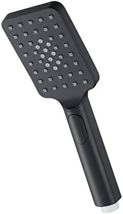 UWEREBFM Handheld Shower Head Black 3-Setting High Pressure
