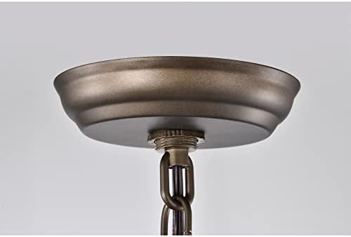 Warehouse of Tiffany Hana 22 Inch Bohemian Chandelier 4 Light Bronze