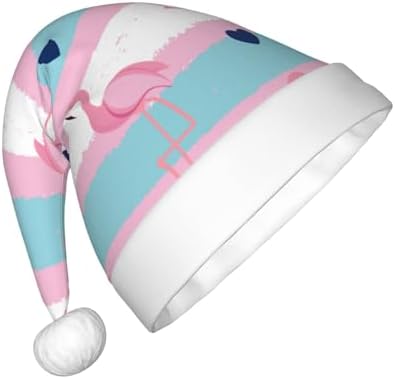 Flamingo1 Santa Hat for Kids Baby Christmas Headwear