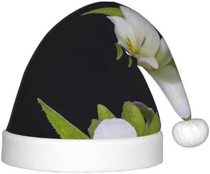 Field Pansy Santa Hat for Kids Baby Christmas Hat