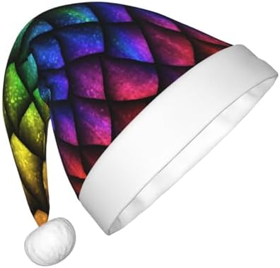 Dragon Scales Santa Hat for Kids Baby Christmas Hat