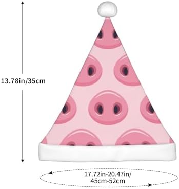 Pig Nose Santa Hat for Kids Christmas Party