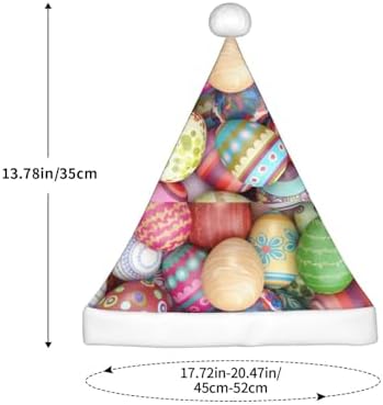 Easter Egg Santa Hat for Kids Christmas Party Headwear