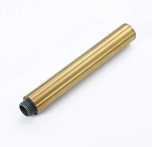 UWEREBFM High Pressure Handheld Shower Head with Rain Spray Brushed Titanium Gold Finish