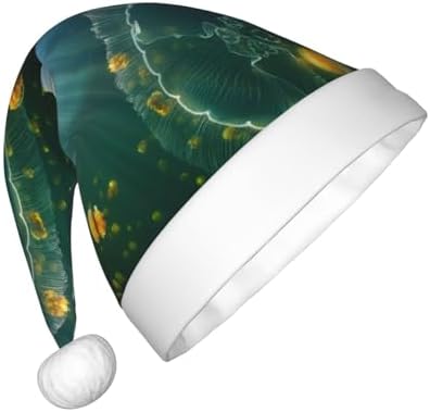 Jelly Fish Santa Hat for Kids Christmas Party Headwear