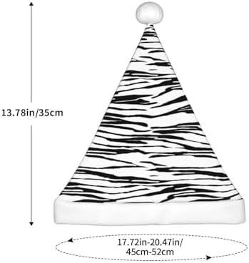 Wavy Lines Stripes Santa Hat for Kids Baby Christmas Hat