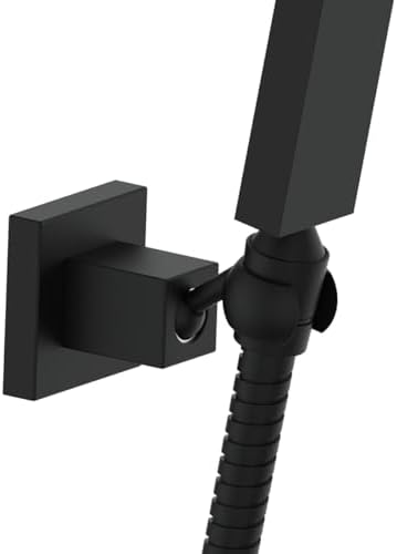 KANARY All Metal Square Handheld Shower Bracket