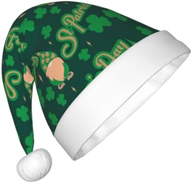 St Patricks Day Santa Hat for Kids Baby Christmas Headwear