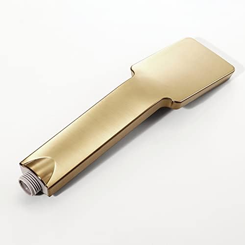 Brushed Gold Brass Handheld Shower Head