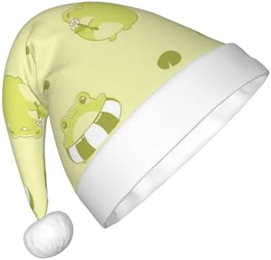 Cute Frog3 Santa Hat for Kids Baby Christmas Headwear