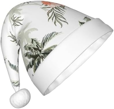 Vintage Palm Trees Santa Hat for Kids Baby