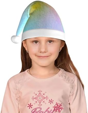Colorful Wavy Santa Hat for Kids and Babies