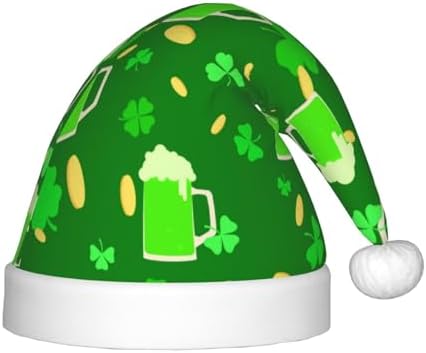 St Patricks Day Santa Hat for Kids Christmas Party Hat