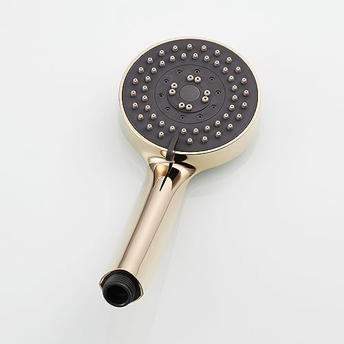 5-Function Premium ABS Handheld Shower Head with Brushed Finish