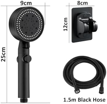NATTCO Bathroom High Pressure Shower Head 5 Modes Adjustable