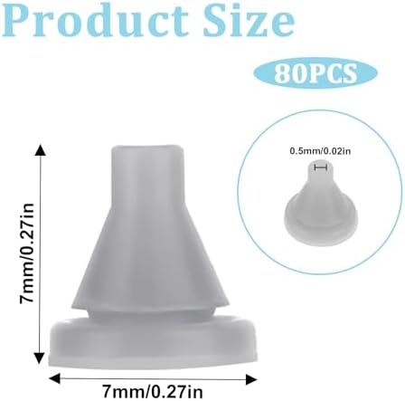 80Pcs Silicone Nozzles for Showerhead Replacement