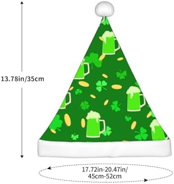 St Patricks Day Santa Hat for Kids Christmas Party Hat