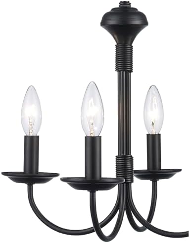 Trans Globe Lighting 9014 BK Candle Chandelier