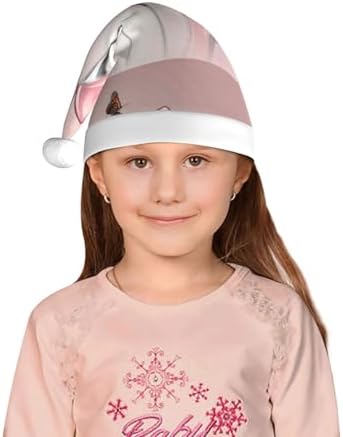 Christmas Santa Hat for Kids Baby High Heel Shoes Butterfly Party Hat