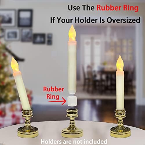 Homemory 12PCS Battery Operated Flameless LED Candles