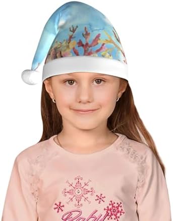 Sea and Fish Santa Hat for Kids Christmas Party Headwear