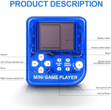 DOEA 24 Pack Video Game Keychain Party Favors for Kids