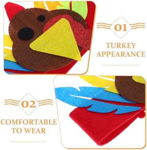 Adorable Turkey Headband for Thanksgiving Party