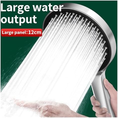 NATTCO Handheld Showerhead with 5 Models Universal Adapter