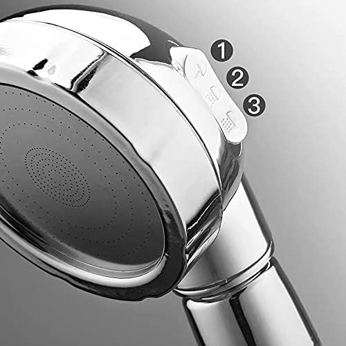 TYZK Shower Head with 3 Modes and Stop Pause Switch