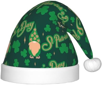 St Patricks Day Santa Hat for Kids Baby Christmas Headwear