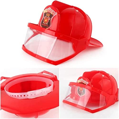 Nirelief Children Fireman Helmet Halloween Party Role Play Toy