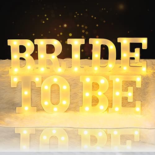 Bride to Be LED Light Set - 9 Piece Letter Decor