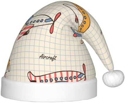 Striped Vintage Santa Hat for Kids Christmas Party Headwear