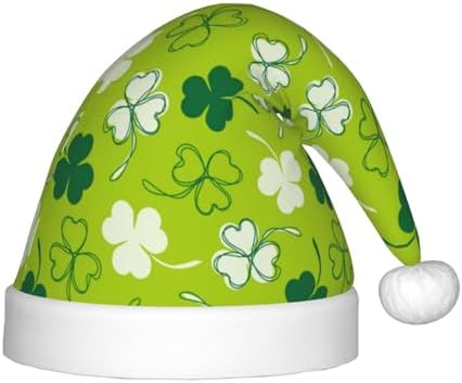 St Patricks Day Santa Hat for Kids Christmas Party Headwear 1