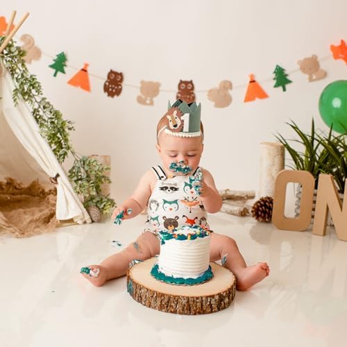 Lion 1st Birthday Crown for Baby Party