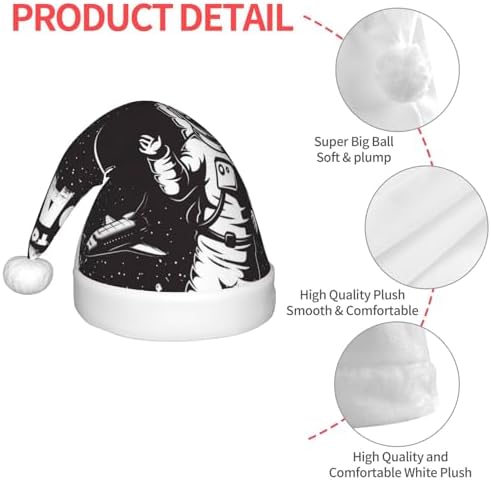 The Race to Space Santa Hat for Kids