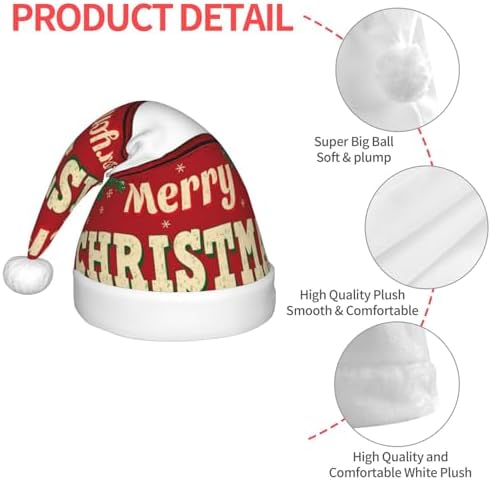 Vintage Rusty Santa Hat for Kids Baby Christmas Hats