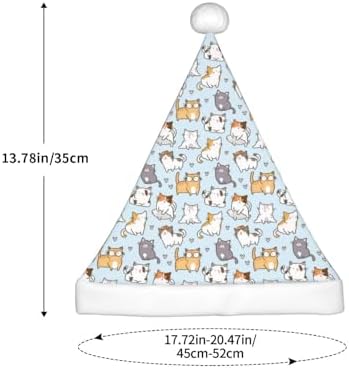 Cute Cat Santa Hat for Kids Christmas Party Accessory