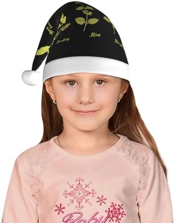 Kids Christmas Santa Hat with Plush Design