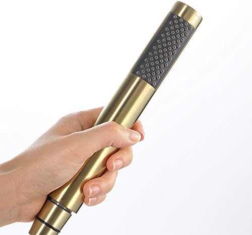 UWEREBFM High Pressure Rain Spray Brass Handheld Shower Head Universal G12 Connect