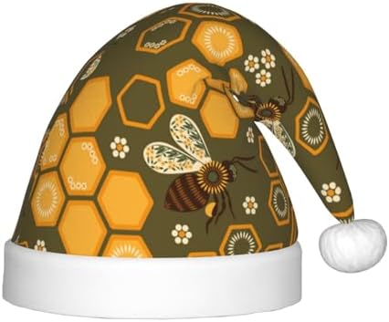 Kids Christmas Santa Hat with Honeycombs