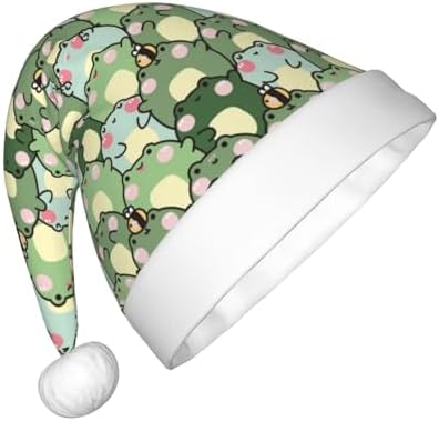 Salelf Chubby Frog Santa Hat for Kids