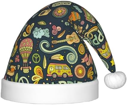 Colorful Santa Claus Hat for Kids and Babies